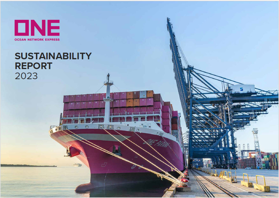 OCEAN NETWORK EXPRESS RELEASES 2023 SUSTAINABILITY REPORT ONE China